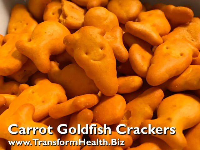Carrot flavored Goldfish Crackers brand image photo