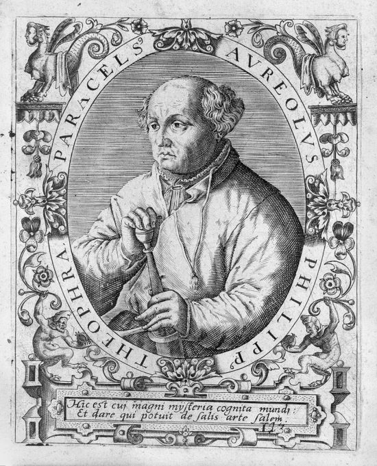 image of do tor Paracelsus, Austrian and German alchemist, physician and healer from 1490-1550